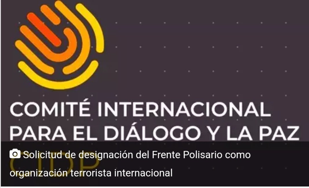 🔴Solicitud de designación del Frente #Polisario como organización terrorista internacional: Historial de violencia sistemática contra civiles, Secuestro de cooperantes internacionales, Robo de ayuda humanitaria, Participación como mercenarios en conflictos armados <a href="/ONUinfo/">ONU Info</a> <a href="/PSOE/">PSOE</a>