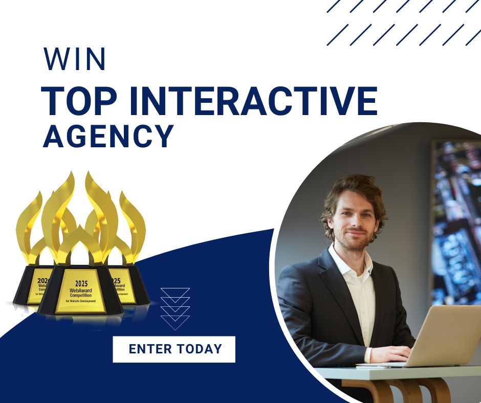 WebMarketAssoc's tweet image. Interactive agencies that win multiple #WebAwards from @webmarketassoc will also be in the running for 2025 Top Agency Award!

 #digitalagency #adagency #WebAgency #InteractiveAgency #MarketingAgency #WebsiteAgency #webdevelopers #webdesignagency #WebDevAgency #WebDevCompany