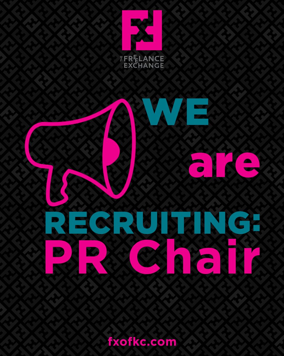The Freelance Exchange of KC (@fxofkc) on Twitter photo FX is currently seeking a dedicated volunteer to lead our PR efforts. Work with the Outreach Director to help get the word out about FX & our events. Ready to throw your name in the hat? Contact Kelly at president@fxofkc.com today.
#FXofKC #kcfreelancers #volunteeropportunity FX is currently seeking a dedicated volunteer to lead our PR efforts. Work with the Outreach Director to help get the word out about FX & our events. Ready to throw your name in the hat? Contact Kelly at president@fxofkc.com today.
#FXofKC #kcfreelancers #volunteeropportunity