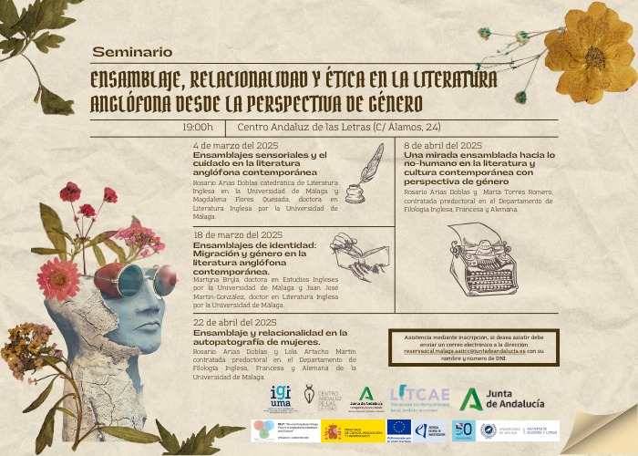 Rosario Arias (@rosarioariasuma) on Twitter photo 📢 ¡Mañana celebramos la última sesión de nuestro seminario! <a href="/lola_artachom/">Lola Artacho Martín</a> y yo hablaremos de #autopatografía #ensamblaje y #género ¡Nos vemos mañana!
🗓 22 de abril
🕞 19:00 h
En <a href="/letrasandalucia/">Centro Andaluz de las Letras</a>
#LitAssemblage <a href="/IGIUMAoficial/">IGIUMA</a> <a href="/assemblagelit/">RELY project</a> <a href="/litcae/">LITCAE</a> <a href="/LetrasUma/">Filosofía y Letras</a> 📢 ¡Mañana celebramos la última sesión de nuestro seminario! <a href="/lola_artachom/">Lola Artacho Martín</a> y yo hablaremos de #autopatografía #ensamblaje y #género ¡Nos vemos mañana!
🗓 22 de abril
🕞 19:00 h
En <a href="/letrasandalucia/">Centro Andaluz de las Letras</a>
#LitAssemblage <a href="/IGIUMAoficial/">IGIUMA</a> <a href="/assemblagelit/">RELY project</a> <a href="/litcae/">LITCAE</a> <a href="/LetrasUma/">Filosofía y Letras</a>