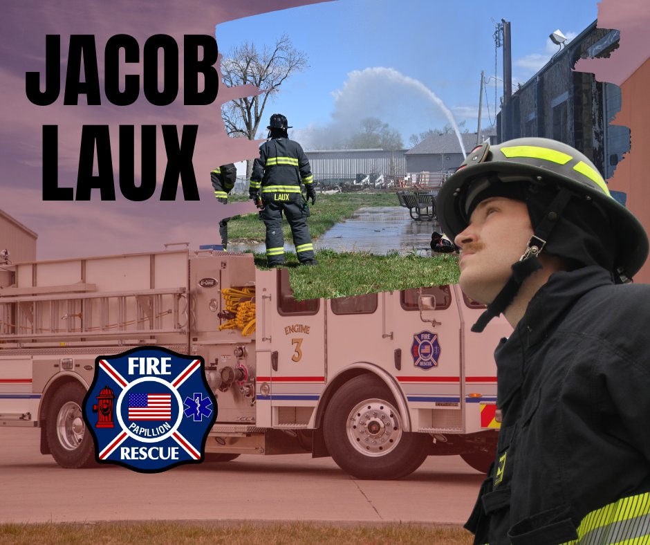 Meet Jacob Laux, another OG Joint Fire Academy graduate and #PFD firefighter who you may remember as the mustache aficionado who won our inaugural March Mustache Madness bracket competition!

From a family of firefighters in Treynor, IA, Jacob always knew he wanted a career in