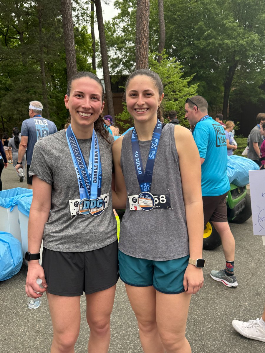 It's springtime in Chapel Hill, which means the Tar Heel 10 and 14 mile races are back! Congrats to Emma Murphy and Susanna Angles for competing for the second year in a row!