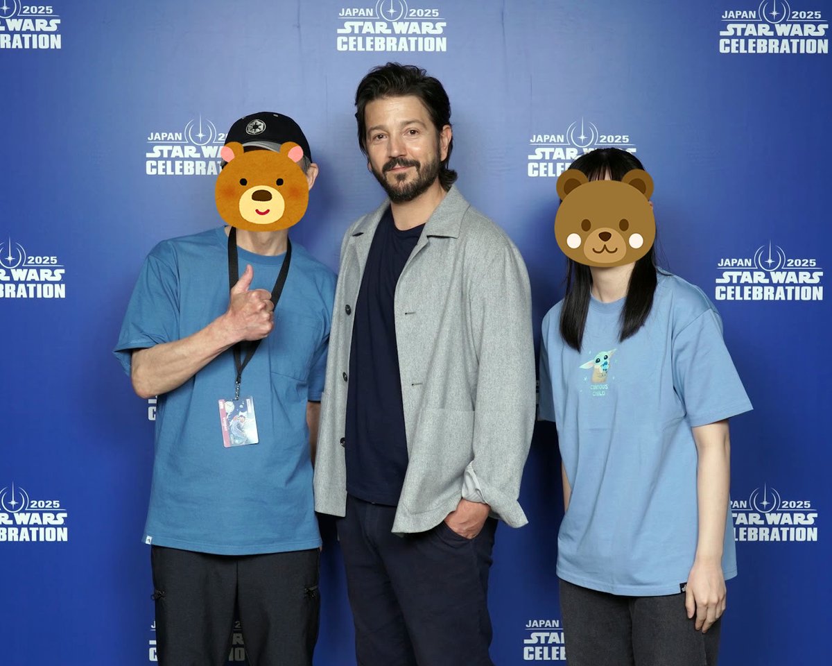 note1109's tweet image. 良い思い出をありがとう😂

#スターウォーズセレブレーション
#SWCJ
#DiegoLuna
#HaydenChristensen
#RosarioDawson