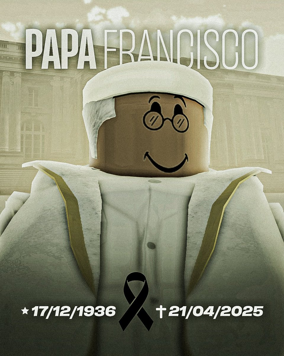 O Papa Francisco deixou um legado de humildade e compaixão. Com sua defesa dos vulneráveis e mensagem de paz e amor, inspirou o mundo. Sua luz seguirá guiando corações. Descanse em paz.