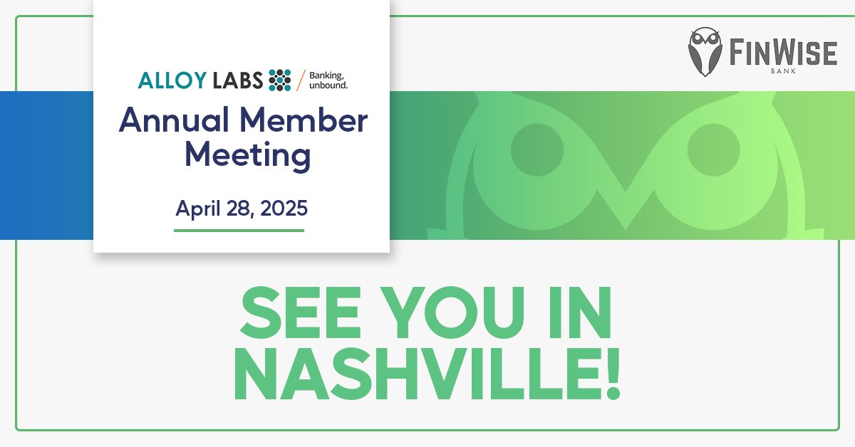 We are excited to attend Alloy Lab's Annual Member Meeting on April 28th. See you in Nashville!