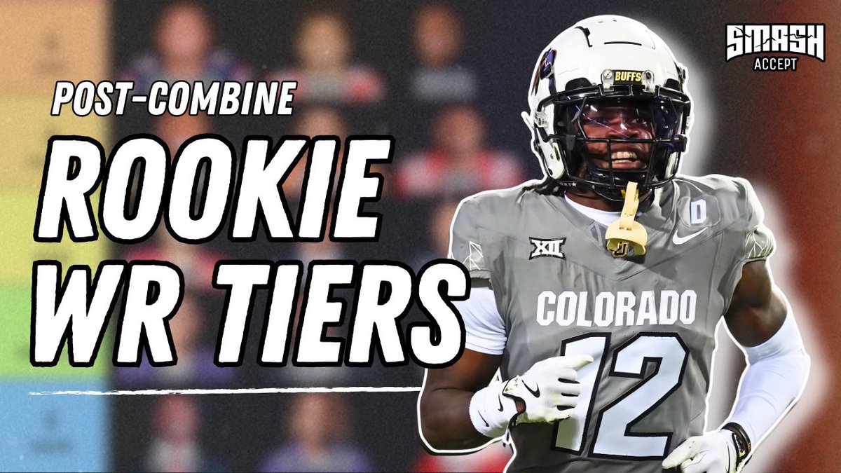 FFSnoog's tweet image. Updated Post-Combine Rookie Wide Receiver Rankings in Tiers:
1. Travis Hunter
2. Tetairoa McMillan
3. Emeka Egbuka
—
4. Luther Burden
5. Matthew Golden
6. Tre Harris
—
7. Jayden Higgins
8. Jaylin Noel
9. Elic Ayomanor
10. Jalen Royals
—
11. Jack Bech
12. Tez Johnson