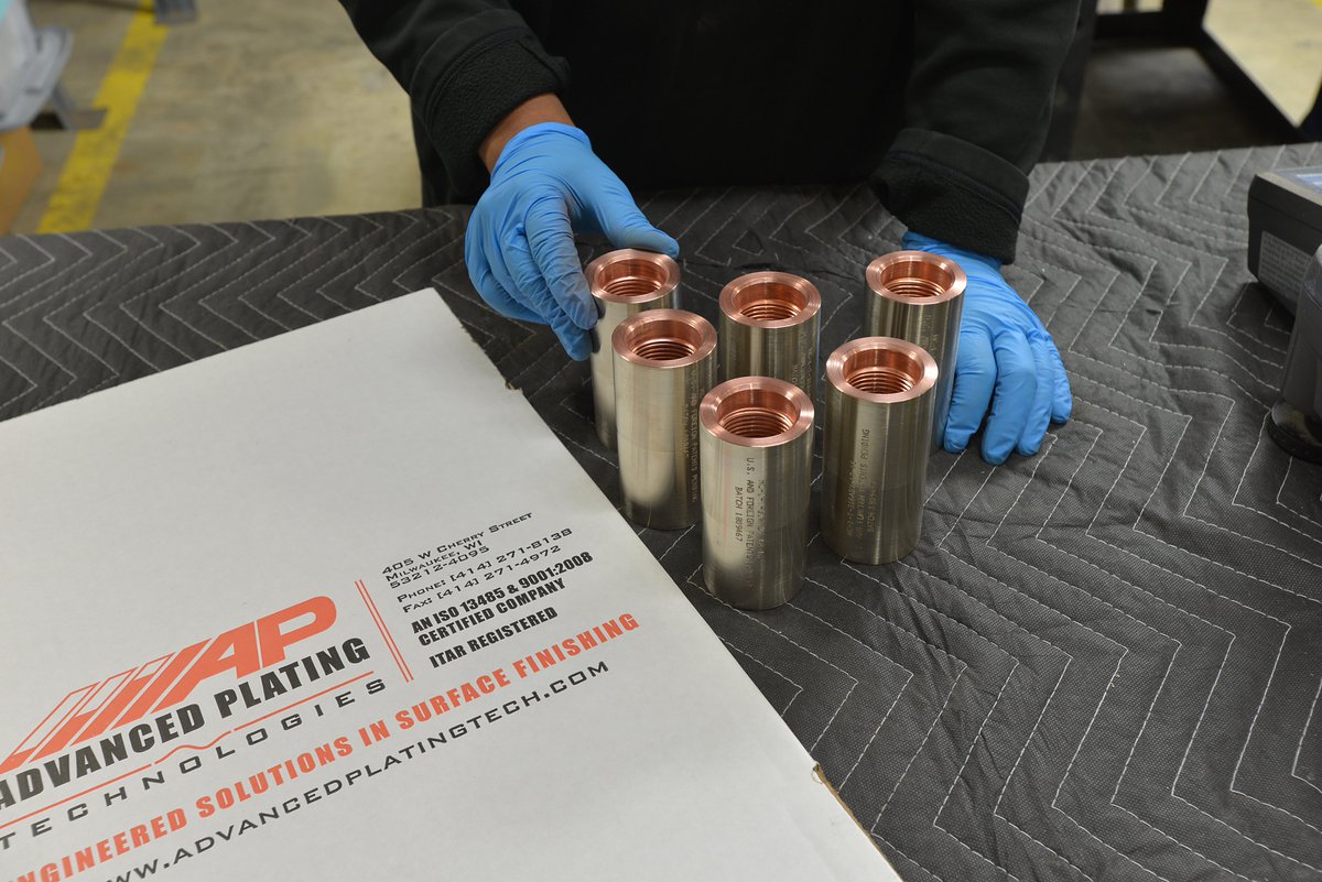 APT offers a wide range of masks and masking techniques to meet the requirements of most selective plating applications. Learn more about our selective plating capabilities.
advancedplatingtech.com/engineered-sol…

#GOLD #silver #tin #nickel