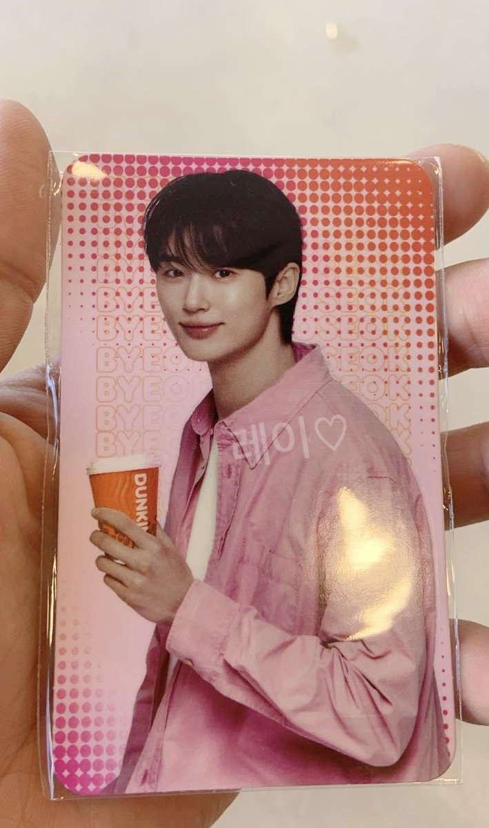 변우석 DUNKIN PH 포카 양도합니다 대리구매

BYEON WOO SEOK X DUNKIN PHILIPPINES Photocard -VERSION 2 &amp; 3

-EMS/DHL/registered email
-PAYPAL

DM ME!

WTS LFB 양도 판매 변우석 던킨 포카 포토카드 buying service proxy 변우석 international assistance #ByeonWooseok #변우석