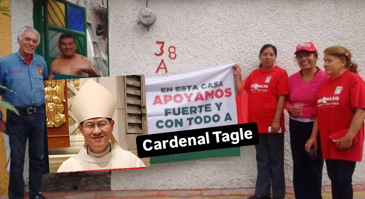 en esta casa apoyamos fuerte y con todo al Cardenal Tagle!!!