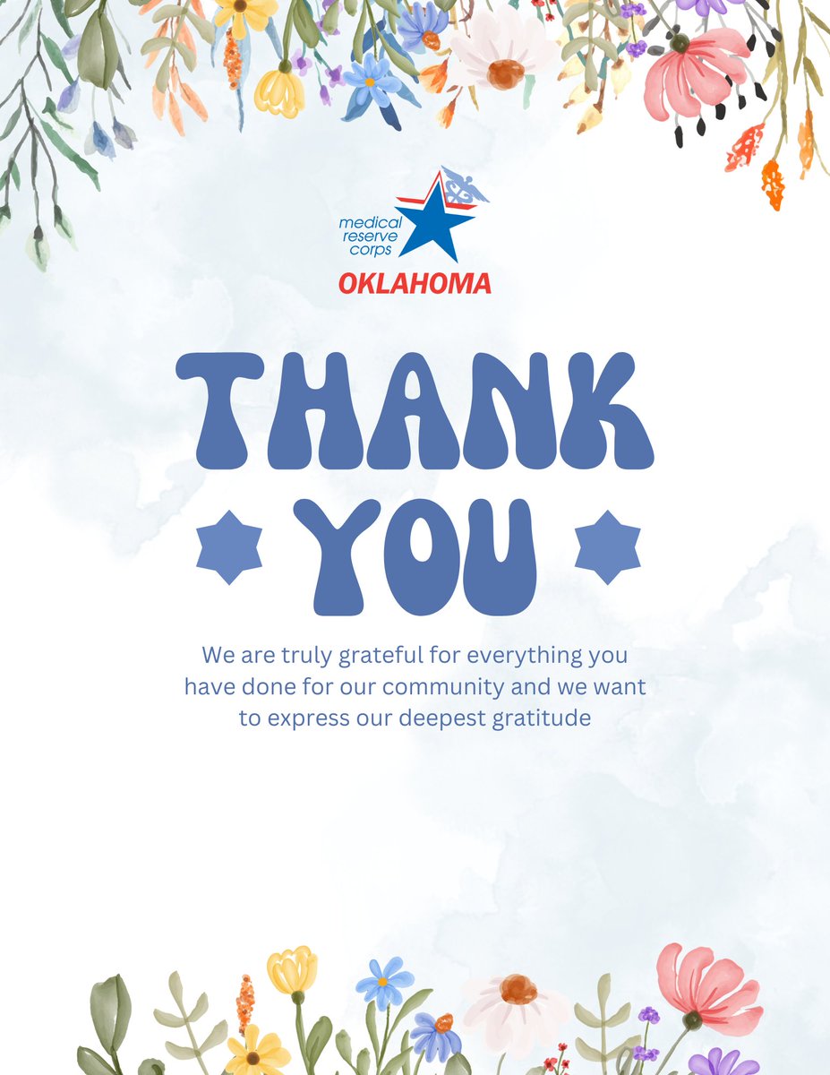 Thank you to our AMAZING volunteers!  #OKMRCROCKS #volunteerappreciationweek