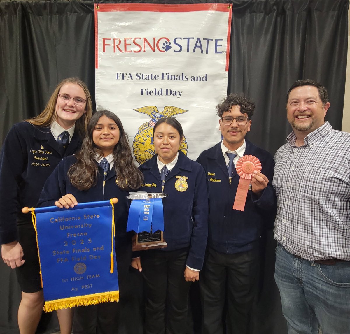 SMHS FFA Wins at State Finals - Santa Maria FFA won the FFA Agriculture Pest State Championship at the Fresno State Field Day and State Finals competition this past weekend. smjuhsd.org/sys/content/ne…