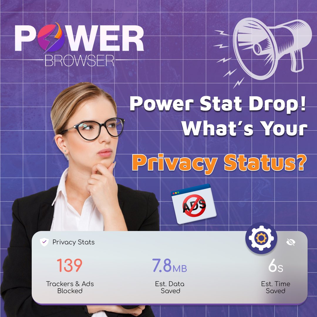 Power Browser | Power dApps Store Is Live ποΈ (@powerbrowser) on Twitter photo POV: 139 trackers blocked, 7.8MB of data saved, 6 seconds shaved off your loading time β and itβs only your first few clicks.
Weβll handle the shady stuff in the background.
<a href="/PowerBrowser/">Power Browser | Power dApps Store Is Live ποΈ</a> . The web3, your way.
#PowerBrowser #PrivacyMatters #TrackersBlocked #madeinindi POV: 139 trackers blocked, 7.8MB of data saved, 6 seconds shaved off your loading time β and itβs only your first few clicks.
Weβll handle the shady stuff in the background.
<a href="/PowerBrowser/">Power Browser | Power dApps Store Is Live ποΈ</a> . The web3, your way.
#PowerBrowser #PrivacyMatters #TrackersBlocked #madeinindi