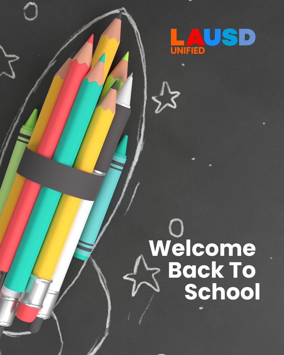 Los Angeles Unified (@laschools) on Twitter photo Welcome back, <a href="/LASchools/">Los Angeles Unified</a> students and employees! We hope you had a refreshing Spring Break and are ready to finish the school year strong. Letâs make the rest of the year full of learning, growth, and success! Welcome back, <a href="/LASchools/">Los Angeles Unified</a> students and employees! We hope you had a refreshing Spring Break and are ready to finish the school year strong. Letâs make the rest of the year full of learning, growth, and success!