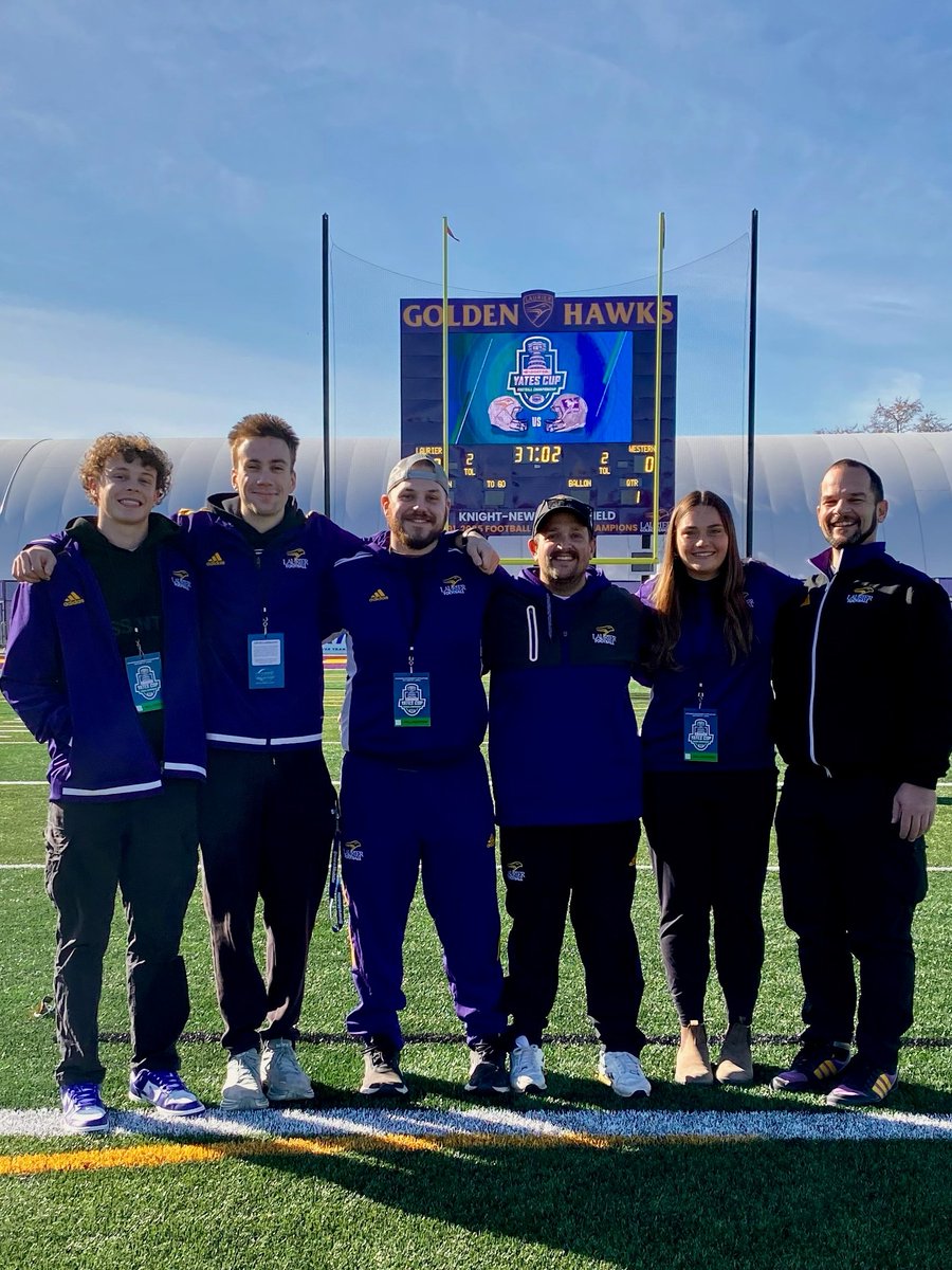 Laurier Golden Hawks (@wluathletics) on Twitter photo 📹🏈 <a href="/LaurierFootball/">Laurier Golden Hawks Football</a>'s video team has been named <a href="/OUAsport/">Ontario University Athletics</a>'s best by <a href="/FootballFilmFed/">Football Film Federation</a> - and one of just three finalists from <a href="/USPORTSca/">U SPORTS</a> for the organization's NFL Dub Center Awards!
📰 tinyurl.com/2xrcadu3
#SoarAbove 📹🏈 <a href="/LaurierFootball/">Laurier Golden Hawks Football</a>'s video team has been named <a href="/OUAsport/">Ontario University Athletics</a>'s best by <a href="/FootballFilmFed/">Football Film Federation</a> - and one of just three finalists from <a href="/USPORTSca/">U SPORTS</a> for the organization's NFL Dub Center Awards!
📰 tinyurl.com/2xrcadu3
#SoarAbove
