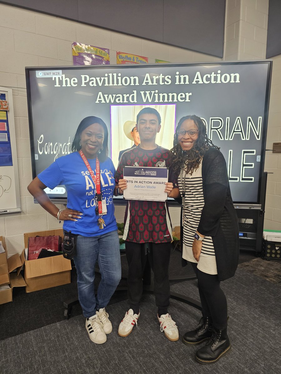 Autumn Ridge Middle School Choir (@armschoir) on Twitter photo Congratulations to our very own Adrian Walle for being a Pavilion "Arts in Action" Award Recipient! Adrian received a certificate, gift card, and speaker. Thank you to the Walle family, Principal Sweat, and Counselor Sutherland for your support! <a href="/HumbleISD_ARMS/">Autumn Ridge Middle School</a> <a href="/HumbleISD_Arts/">Humble ISD Fine Arts</a> Congratulations to our very own Adrian Walle for being a Pavilion "Arts in Action" Award Recipient! Adrian received a certificate, gift card, and speaker. Thank you to the Walle family, Principal Sweat, and Counselor Sutherland for your support! <a href="/HumbleISD_ARMS/">Autumn Ridge Middle School</a> <a href="/HumbleISD_Arts/">Humble ISD Fine Arts</a>