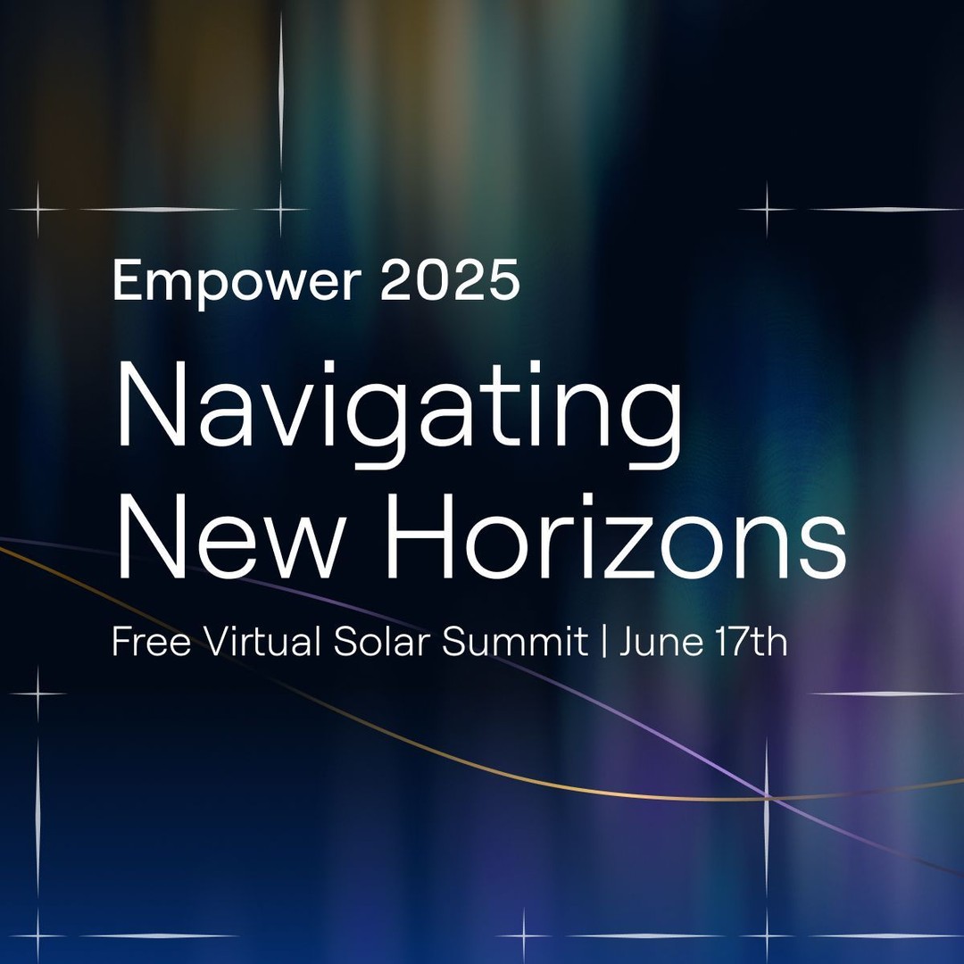 Empower 2025 registration is open! Learn about the latest solar tech, hear from industry leaders, and get insights to help grow your solar business. 
bit.ly/44tgqZx

 #SolarRevolution #AuroraSolar