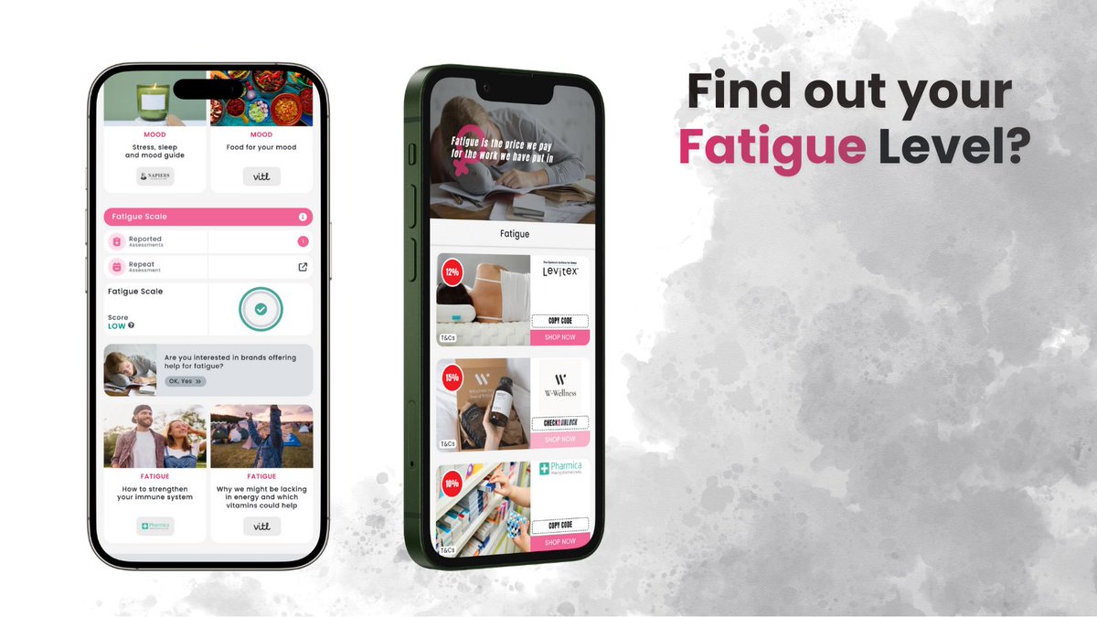 Using intelligent data mining algorithms to track and monitor for chronic fatigue and serious energy deficiency can significantly improve early diagnosis.

Find out your Fatigue Scale for FREE!

Sign up at myboobrisk.com.