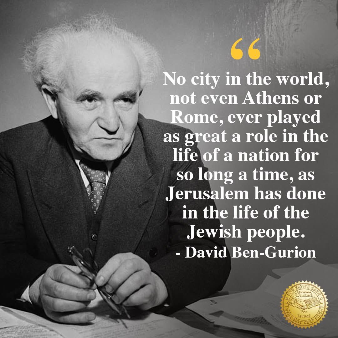 The Jewish people have a connection to Israel that was forged by God Almighty. Few can understand the deep longing that Jews have for their city. 🌆