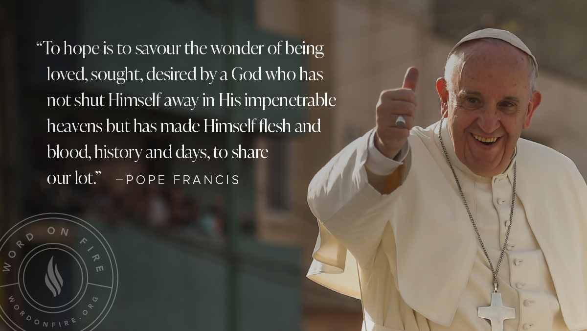 BishopBarron's tweet photo. From “A Light in the Night,” Pope Francis’ meditations on hope for the 2025 Jubilee. https://t.co/lqnpdKANRo