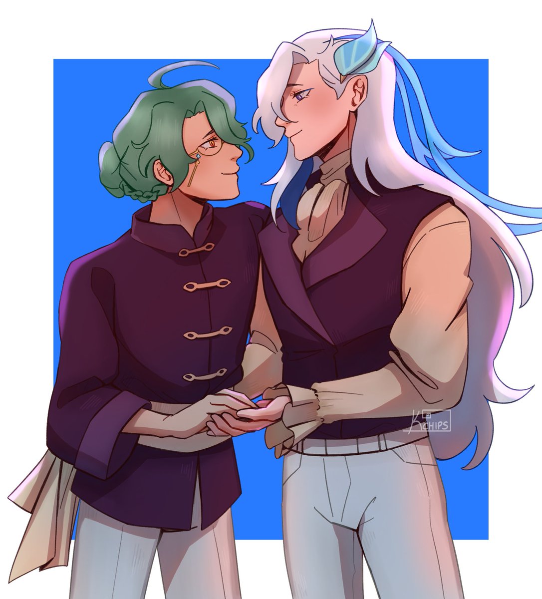 KChips_'s tweet photo. #BaizhuWeek day 1: Marriage.
With some #Neuvizhu 🌧️🐍 https://t.co/gJ0HmlLLb0