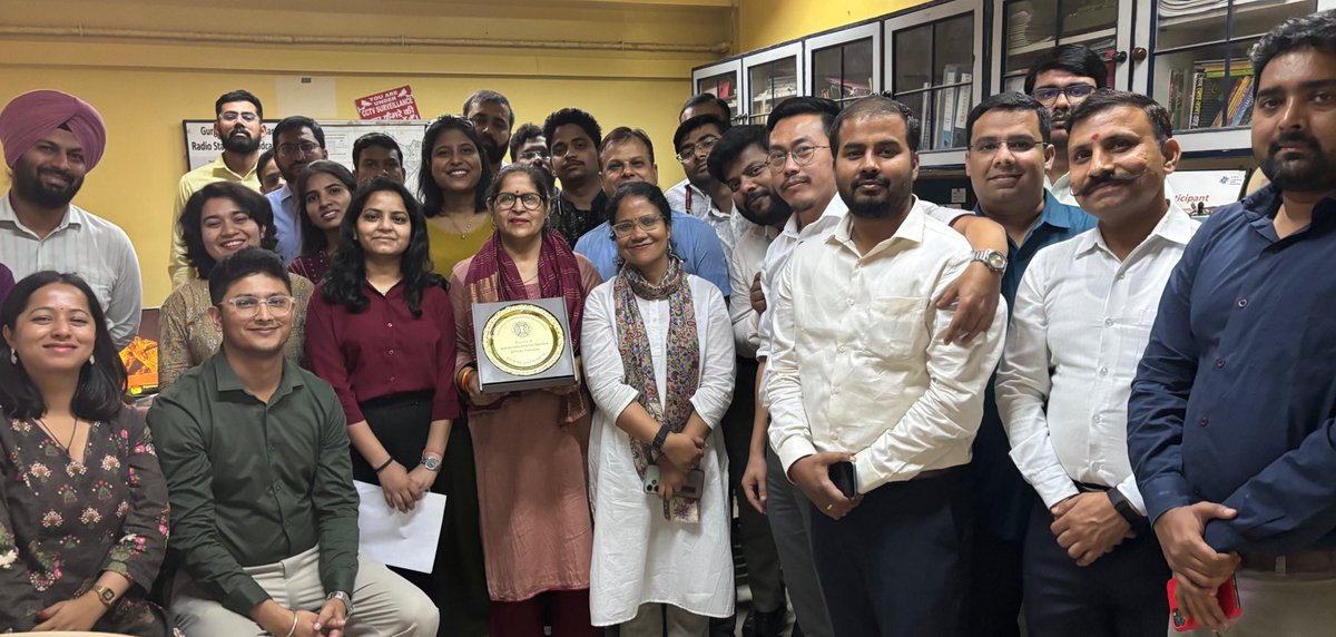 IIS_SGB's tweet photo. Officer Trainees visited @GKAFM Community Radio Station today for a hands-on experience of grassroots broadcasting.
From understanding content creation to witnessing live programming, the visit offered valuable insights into the powerful role of community radio.
#IISTraining https://t.co/FBDYLTIAGf