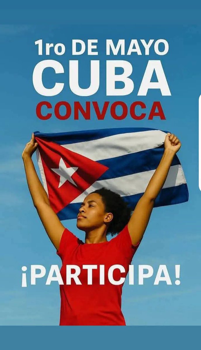 A la plaza todos este 1ro de Mayo.
#1roDeMayo #CiegodeAvila <a href="/Emp_Avilmat/">Empresa Materiales de Construcción Ciego de Ávila</a> <a href="/PaulinoPrezVie1/">Paulino Pérez Viera</a>