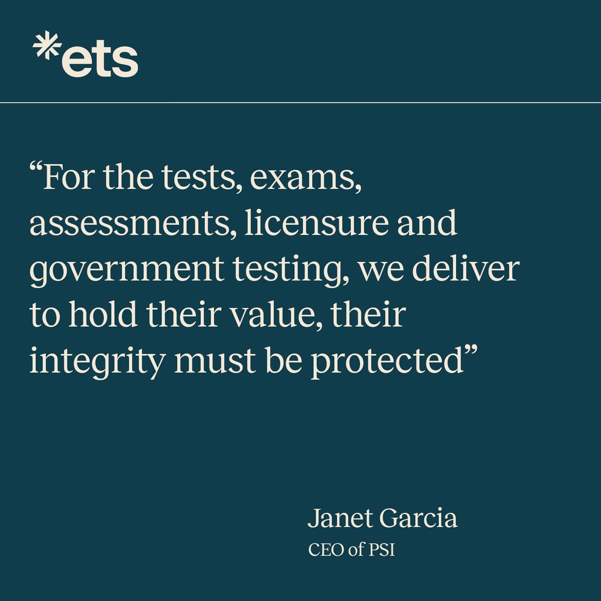 ETSInsights's tweet image. Janet Garcia, CEO of PSI, was named a Top 20 EdTech CEO of 2025 by @group_tim Her vision: rethink assessments using AI to make them smarter and more fair.
Read more: technology-innovators.com/edutech-ceos-e…
#ETS #PSIServices #AI #EdTech