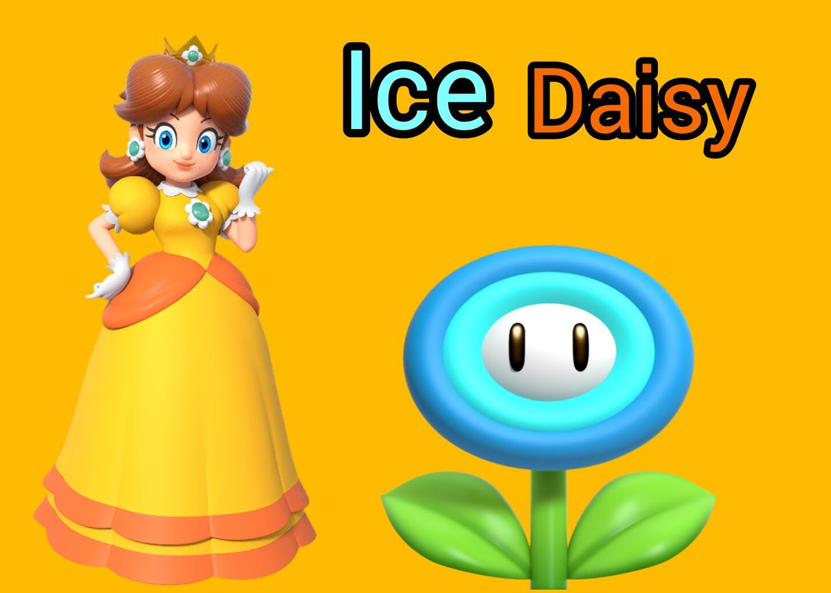 ClifFor70221867's tweet photo. 3rd will be #IceDaisy.

#SMBW finally gave us #FireDaisy for the 1st time, and hopefully, we'll be able to see her use the #IceFlower as well.

#PrincessDaisy #デイジー姫 https://t.co/xPWBVJ2LFL