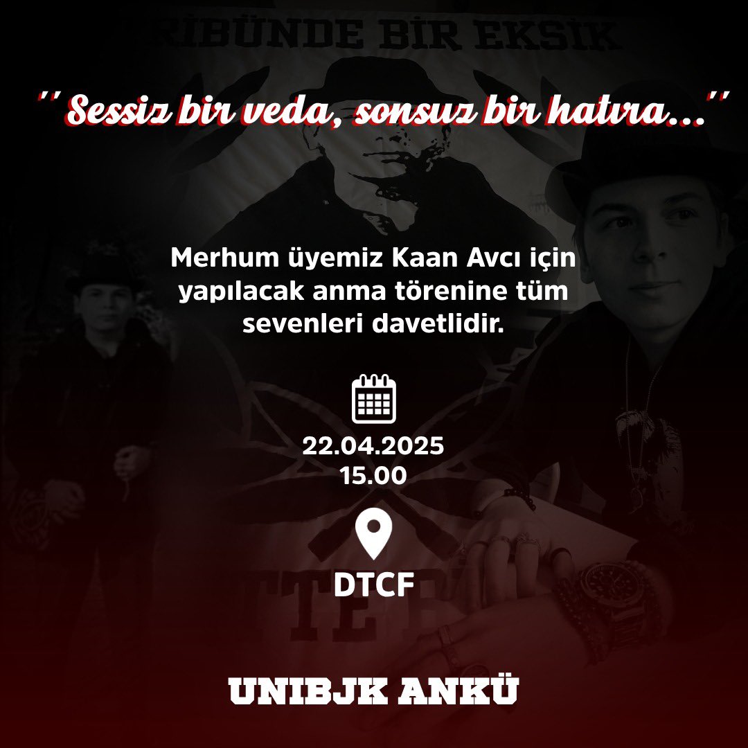 YAŞATANLARIN VARSA ÖLMEZSİN!

Merhum Kaan kardeşimiz için yapılacak anma programına tüm sevenleri davetlidir.