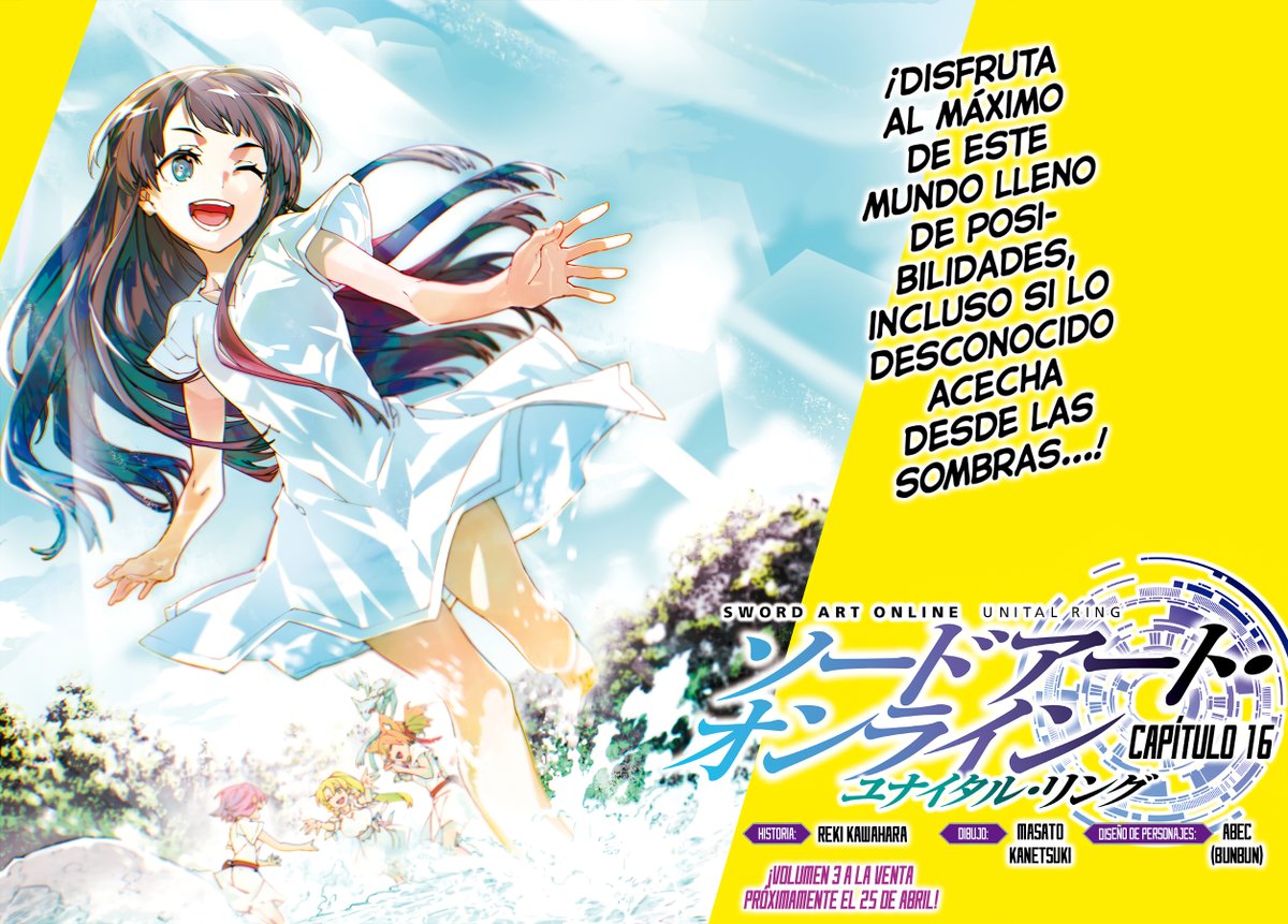 ZeroScanlation's tweet photo. ¡Puedes leer todos los capítulos de Sword Art Online: Unital Ring (manga) de forma gratuita en nuestras redes!

📙 Mangadex: https://t.co/1NKY7jS2Ld 

📘 Google Drive (carpeta con todos los capítulos): https://t.co/5zichHkwBz 

📖 Facebook: https://t.co/sc2GyCMVPR https://t.co/HXCQ8B2o2P