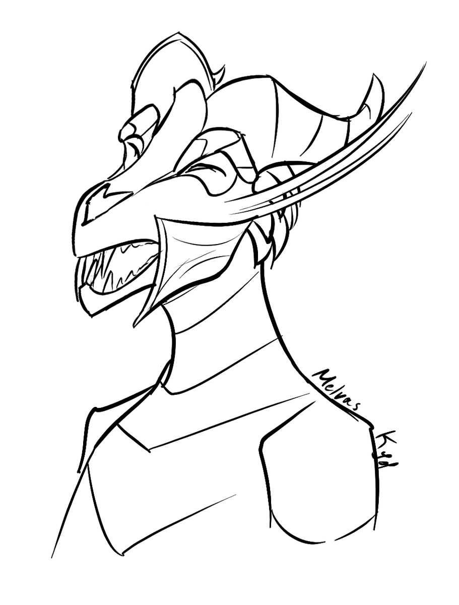 23/100 

not a very good line, but it's okay because it's for the character's concept sheet

#100DayChallenge 
#Guardian_of_Yggdrasil