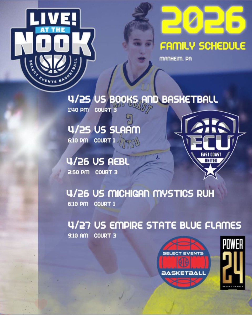 Leila Bryant (@leila_bryant3) on Twitter photo Excited to go and play some good competition this weekend! Coaches we can’t wait to see y’all there!
<a href="/SelectEventsBB/">Select Events Basketball</a> <a href="/ECunitedbball/">eastcoastunited</a> <a href="/EJMurray8/">EJ Murray</a> <a href="/KPannell71/">“KP”</a> <a href="/ShaneLaflin/">Shane Laflin</a> <a href="/bballjkey/">Jason Key</a> Excited to go and play some good competition this weekend! Coaches we can’t wait to see y’all there!
<a href="/SelectEventsBB/">Select Events Basketball</a> <a href="/ECunitedbball/">eastcoastunited</a> <a href="/EJMurray8/">EJ Murray</a> <a href="/KPannell71/">“KP”</a> <a href="/ShaneLaflin/">Shane Laflin</a> <a href="/bballjkey/">Jason Key</a>