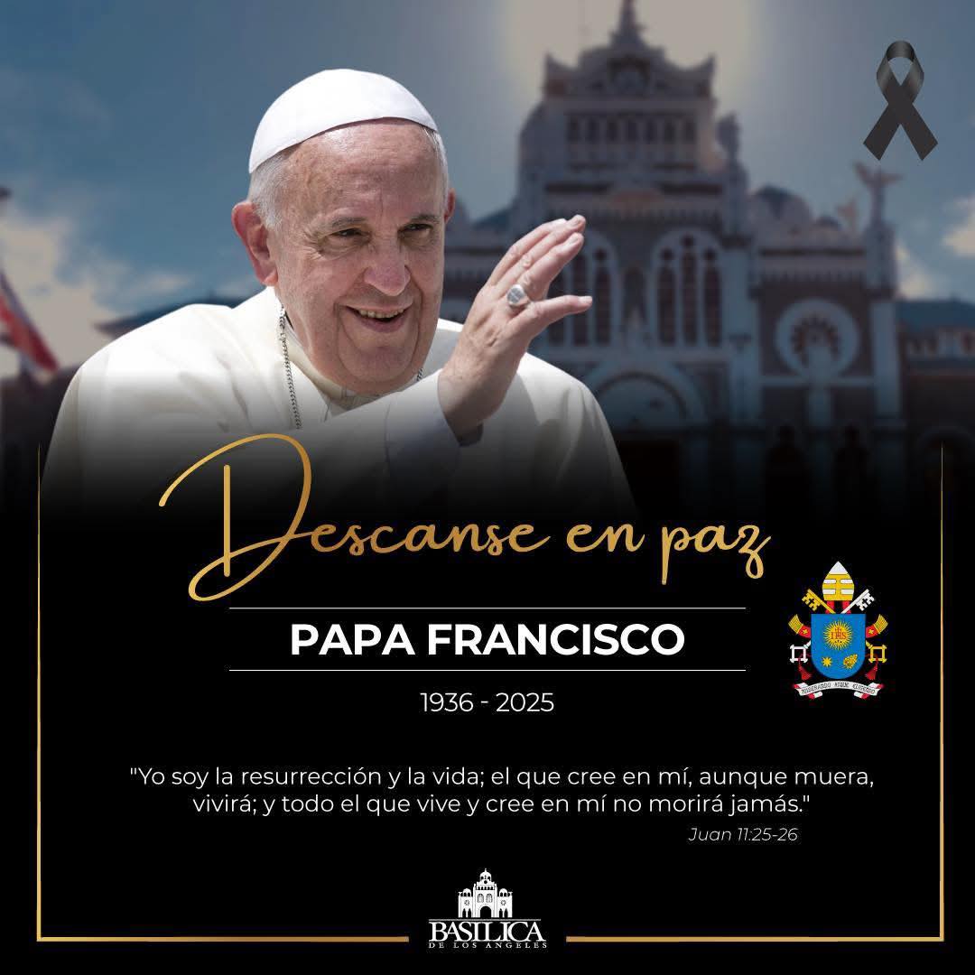 gilberthrenacer's tweet photo. Con gran tristeza, hoy nos unimos en oración y reflexión por el fallecimiento de Su Santidad, el Papa Francisco. Su vida y legado han tocado los corazones de millones, inspirándonos a vivir con amor, compasión y esperanza. Recordemos sus enseñanzas y su incansable búsqueda de paz y justicia. Que su alma descanse en la luz eterna y que su espíritu continúe guiándonos en el camino del bien.
#PapaFrancisco
#FeYEsperanza