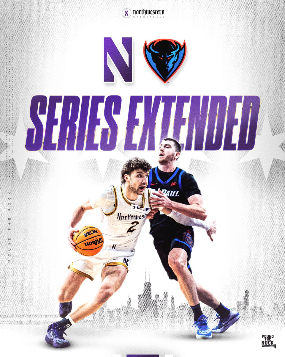 Crosstown Rivalry Extended 🟣

Northwestern and DePaul have announced a three-year series extension through 2027.