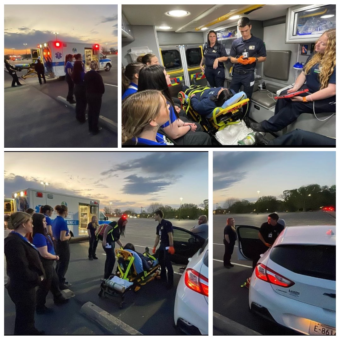 Dickson County Schools CTE (@dcs_cte) on Twitter photo 🚑🚨What an amazing experience for our EMS Academy and Creek Wood EMT students at the 3rd Annual EMS Clinical Challenge at Columbia State. They observed AEMT and paramedics students managing simulated 911 calls and a mass casualty incident.
<a href="/DCS_TN/">Dickson Co Schools</a>
<a href="/creekwoodhs/">Creek Wood HS</a>
<a href="/ColumbiaState/">Columbia State</a> 🚑🚨What an amazing experience for our EMS Academy and Creek Wood EMT students at the 3rd Annual EMS Clinical Challenge at Columbia State. They observed AEMT and paramedics students managing simulated 911 calls and a mass casualty incident.
<a href="/DCS_TN/">Dickson Co Schools</a>
<a href="/creekwoodhs/">Creek Wood HS</a>
<a href="/ColumbiaState/">Columbia State</a>