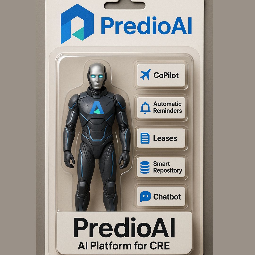PredioAI's tweet image. Jumping on the action figure trend 💥🤖 We asked ChatGPT to turn PredioAI into an action figure—and the results? Absolutely next-level. 💼⚡️What if your lease management tool had superpowers? Turns out, it kind of already does. Check out PredioAI and see it in action. 🤖