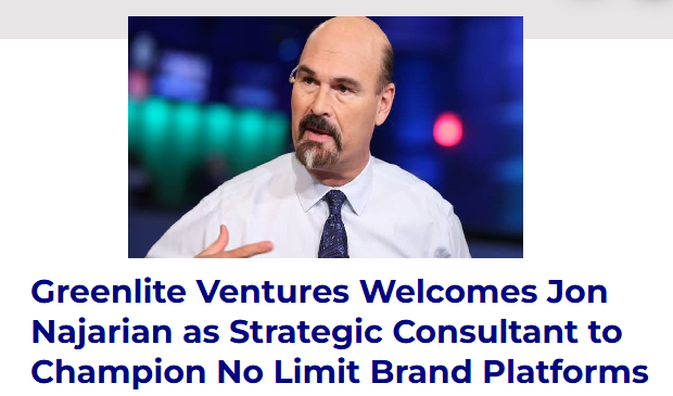 Greenlite Ventures Welcomes Jon Najarian as Strategic Consultant to Champion No Limit Brand Platforms accessnewswire.com/newsroom/en/gr…   #microcap #WallStreet #VentureCapital