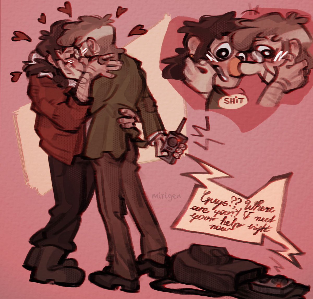 MirigenL's tweet image. Day 6 - Phone calls
(not exactly phone call but still works for me)
mystery trio??
#FiddlestanWeek #fiddlestan #gravityfalls