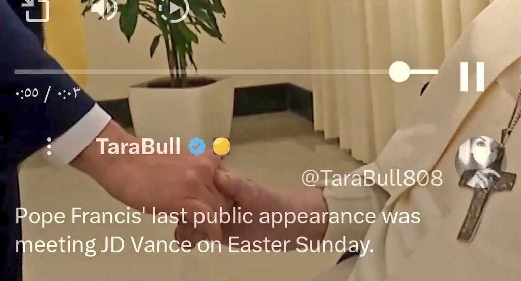 wokee_up's tweet image. المصافحة الماسونية بين البابا ونائب الرئيس الأمريكي بساعات فقط قبل وفاته 👁🤝
طقوس التضحية مستمرة
ربطة العنق الصفراء = العصر المسياني