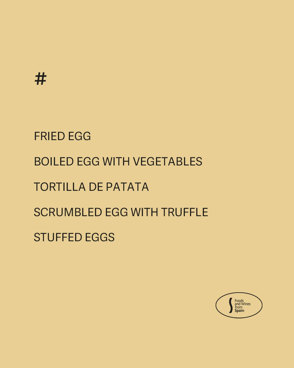 Do you have more ways to cook eggs? 

Scrambled, poached, sunny side up, or maybe a creative twist of your own? Share your favorite egg-cooking hacks with us! 🥚🍳

#spain #cooking #food