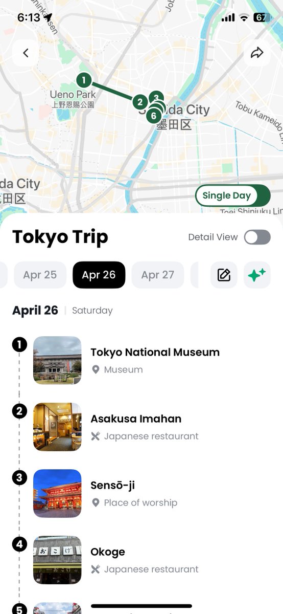 docentpro_sf's tweet image. Planning a Tokyo trip? 🇯🇵
This 3-day itinerary blends top sights with hidden gems, foodie spots &amp;amp; cafés.

Want it?
👇 Comment “TokyoTrip” &amp;amp; we’ll DM the link to download &amp;amp; customize in the DocentPro app!
🧳✨ onelink.to/34vkte

#tokyo #japantravel #docentpro #AItripplanner
