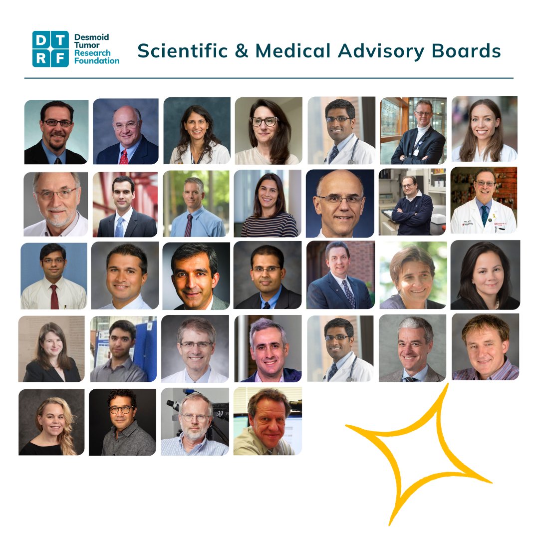 DTRFoundation's tweet image. The DTRF hosts two Scientific and Medical Advisory Board meetings per year. We are grateful for the expertise and guidance this team of experts has provided the Foundation over the years. 
🔗 dtrf.org/about-dtrf/adv…

#DTRF #desmoid