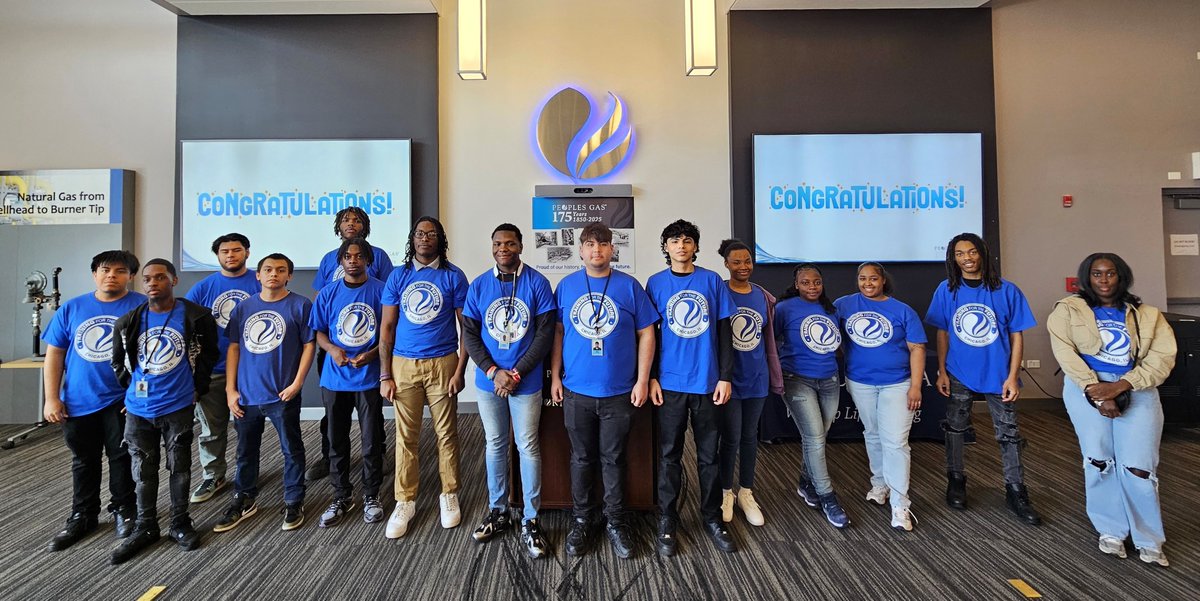 Peoples Gas (@peoplesgaschi) on Twitter photo 16 seniors from <a href="/ChiPubSchools/">CPS - Chicago Public Schools</a> just completed our Bright Futures U training program. They’ll now have the chance to interview for jobs with Peoples Gas and to have good-paying, union positions waiting when they graduate school!
More on Bright Futures U: news.peoplesgasdelivery.com/cps-students-t… 16 seniors from <a href="/ChiPubSchools/">CPS - Chicago Public Schools</a> just completed our Bright Futures U training program. They’ll now have the chance to interview for jobs with Peoples Gas and to have good-paying, union positions waiting when they graduate school!
More on Bright Futures U: news.peoplesgasdelivery.com/cps-students-t…