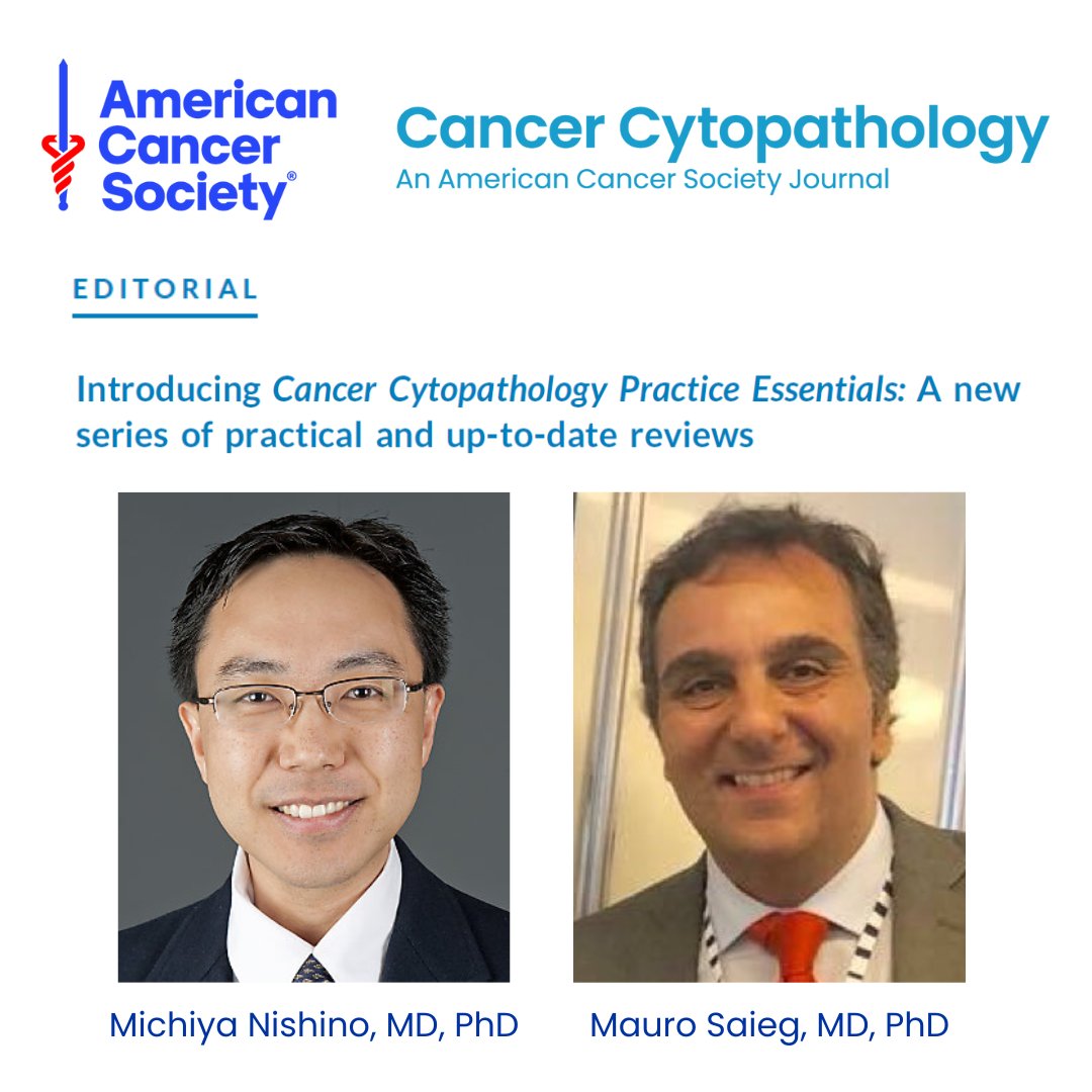 Cancer Cytopathology (@cancercytopath) on Twitter photo We hope our Practice Essentials series can serve as useful guides that senior pathologists and trainees alike will use to navigate diagnostic dilemmas in #CytoPath! This editorial from <a href="/MichiyaNishino/">Michiya Nishino, MD, PhD</a> and <a href="/MauroSaieg/">Mauro Saieg, MD, PhD, FIAC</a> tells us more: acsjournals.onlinelibrary.wiley.com/doi/full/10.10⦠<a href="/bfaquin/">WC Faquin, MD, PhD</a> We hope our Practice Essentials series can serve as useful guides that senior pathologists and trainees alike will use to navigate diagnostic dilemmas in #CytoPath! This editorial from <a href="/MichiyaNishino/">Michiya Nishino, MD, PhD</a> and <a href="/MauroSaieg/">Mauro Saieg, MD, PhD, FIAC</a> tells us more: acsjournals.onlinelibrary.wiley.com/doi/full/10.10⦠<a href="/bfaquin/">WC Faquin, MD, PhD</a>
