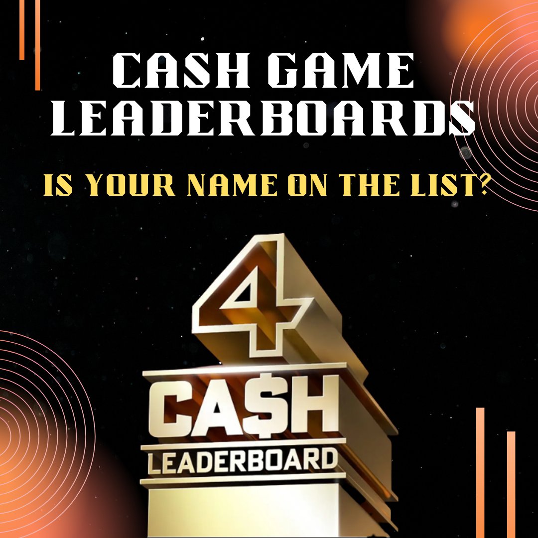 Cash Leaderboard Final Standings 💰

Last week is in the books &amp; prizes credited! 💸

Check if you won here: 4poker.eu/promotions/cas…

New week has already started with the addition of 2 new micro stake Tiers - more chances to win! 🤑

Play at 4Poker 🔥

#pokergame #cashgame