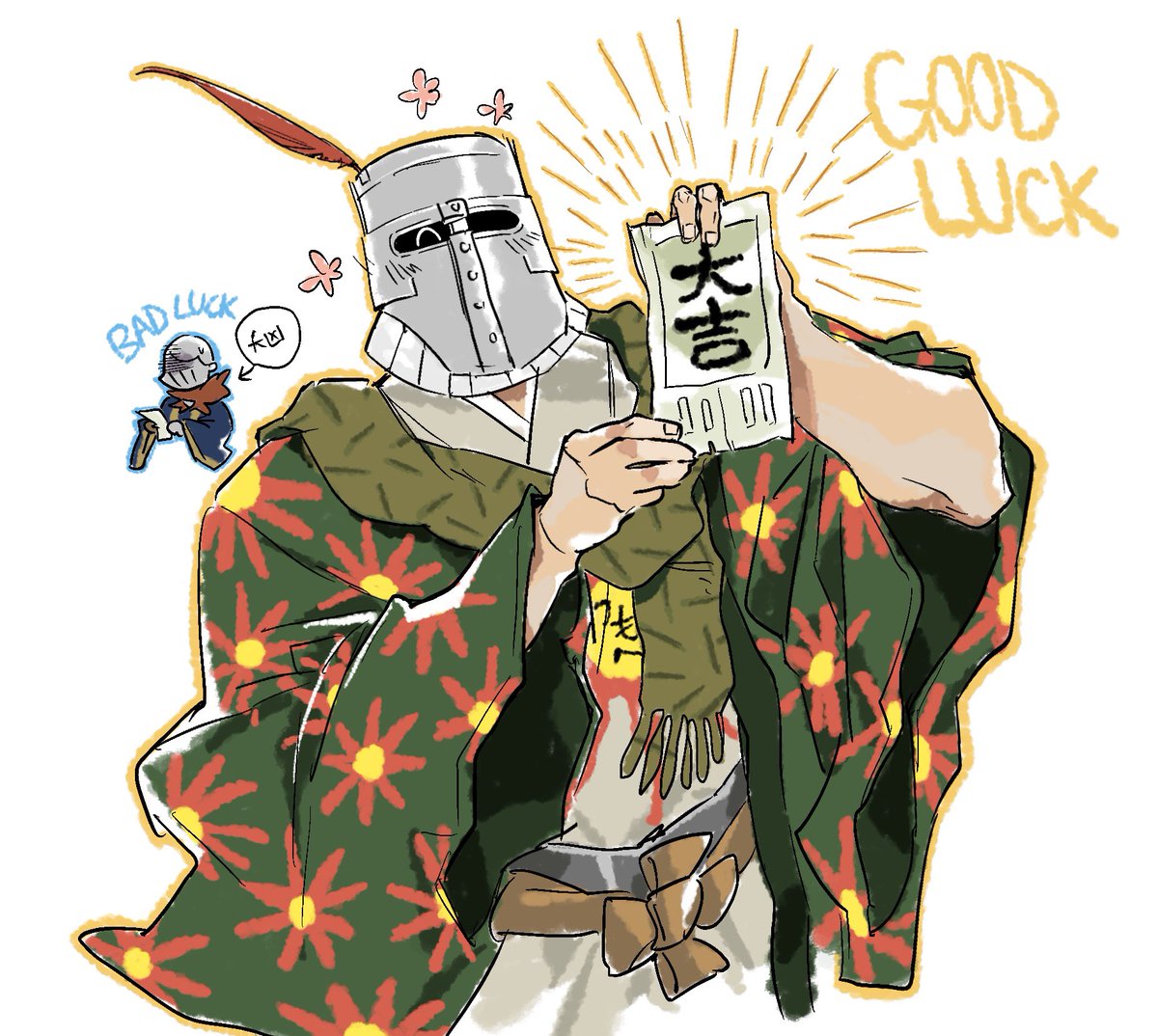good luck &amp; bad luck
#DarkSouls