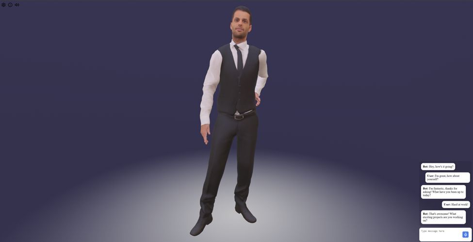 Super cool demo of an embodied chat bot from github user Jon Gomez!

llmpeople.com 

#builtWithBabylon #3D #WebDev #gamedev #indiedev #WebDevelopment #webgl #gamedevelopment #IndieDevs