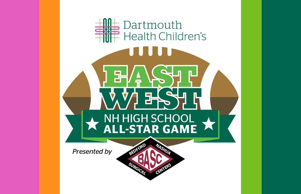 Get your tickets for the 2025 Dartmouth Health Children’s New Hampshire East-West High School All-Star Football Game on Friday, June 27, at 6pm at Saint Anselm College in Manchester. Tickets are available on Saint Anselm’s Dana Center website. 

More: dartmouth-health.org/about/news/art…