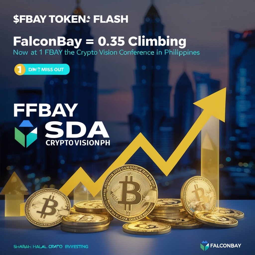 Sdamarketonline's tweet photo. NEWS FLASH
$FBAY Tokens are soaring β now at 1 FBAY = 0.35 SDA and climbing!
The surge is fueled by FalconBay's upcoming presence at the CRYPTO Vision Conference in the Philippines.
More investors are jumping in β donβt miss out!
#FBAYToken #FalconBay #CryptoVisionPH #CryptoNews #SDA #Web3PH #ShariahCrypto #HalalInvesting #CryptoUpdate