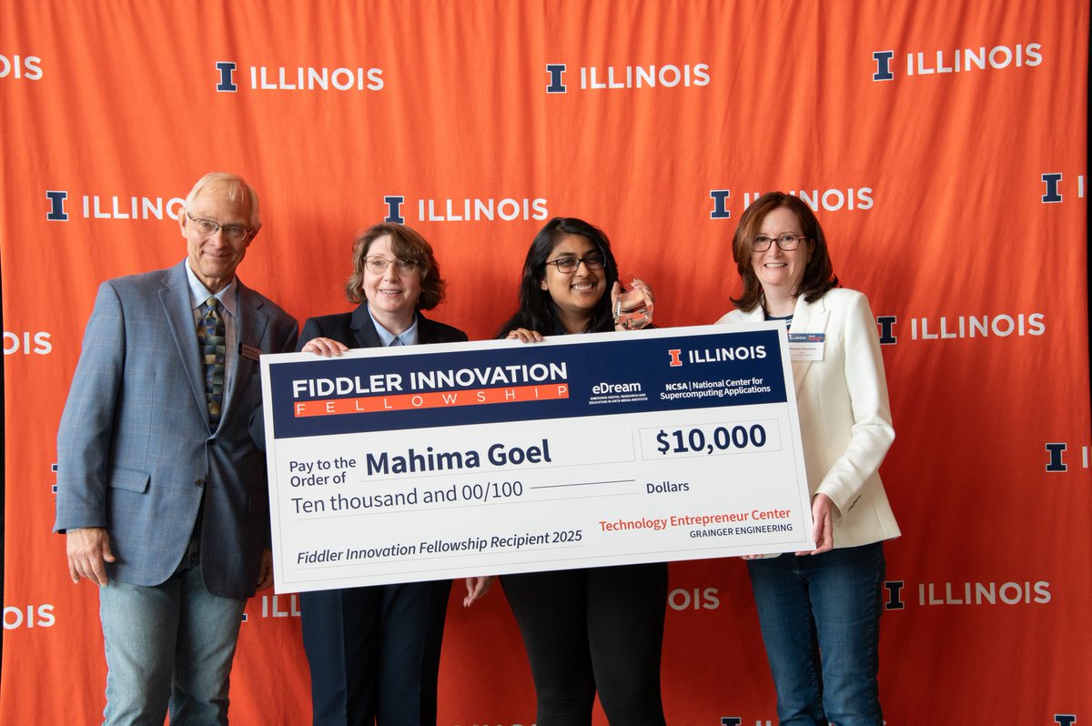 TEC (@tecenter) on Twitter photo Congratulations to 2025 campus wide innovation award recipients!
Jiawei Liu, a Ph.D. student in computer science, received the Illinois Innovation Award and Mahima Goel, a <a href="/ILLINOISmed/">Carle Illinois Med</a> student, is the Fiddler Innovation Fellowship recipient.
tec.illinois.edu/news/74888 Congratulations to 2025 campus wide innovation award recipients!
Jiawei Liu, a Ph.D. student in computer science, received the Illinois Innovation Award and Mahima Goel, a <a href="/ILLINOISmed/">Carle Illinois Med</a> student, is the Fiddler Innovation Fellowship recipient.
tec.illinois.edu/news/74888
